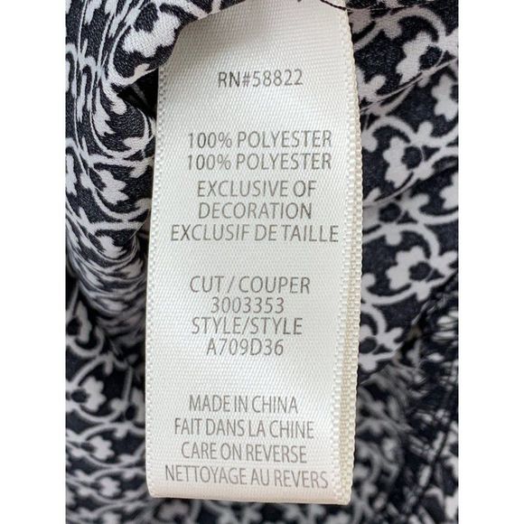 Max studio S2K embroider ruffle top size large relaxed 1758 - Picture 6 of 11